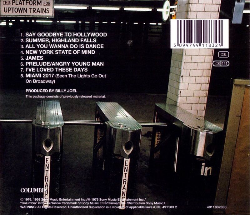 Turnstiles - Joel, Billy (CD - 36) music collectible [Barcode 5099749118324] - Main Image 2