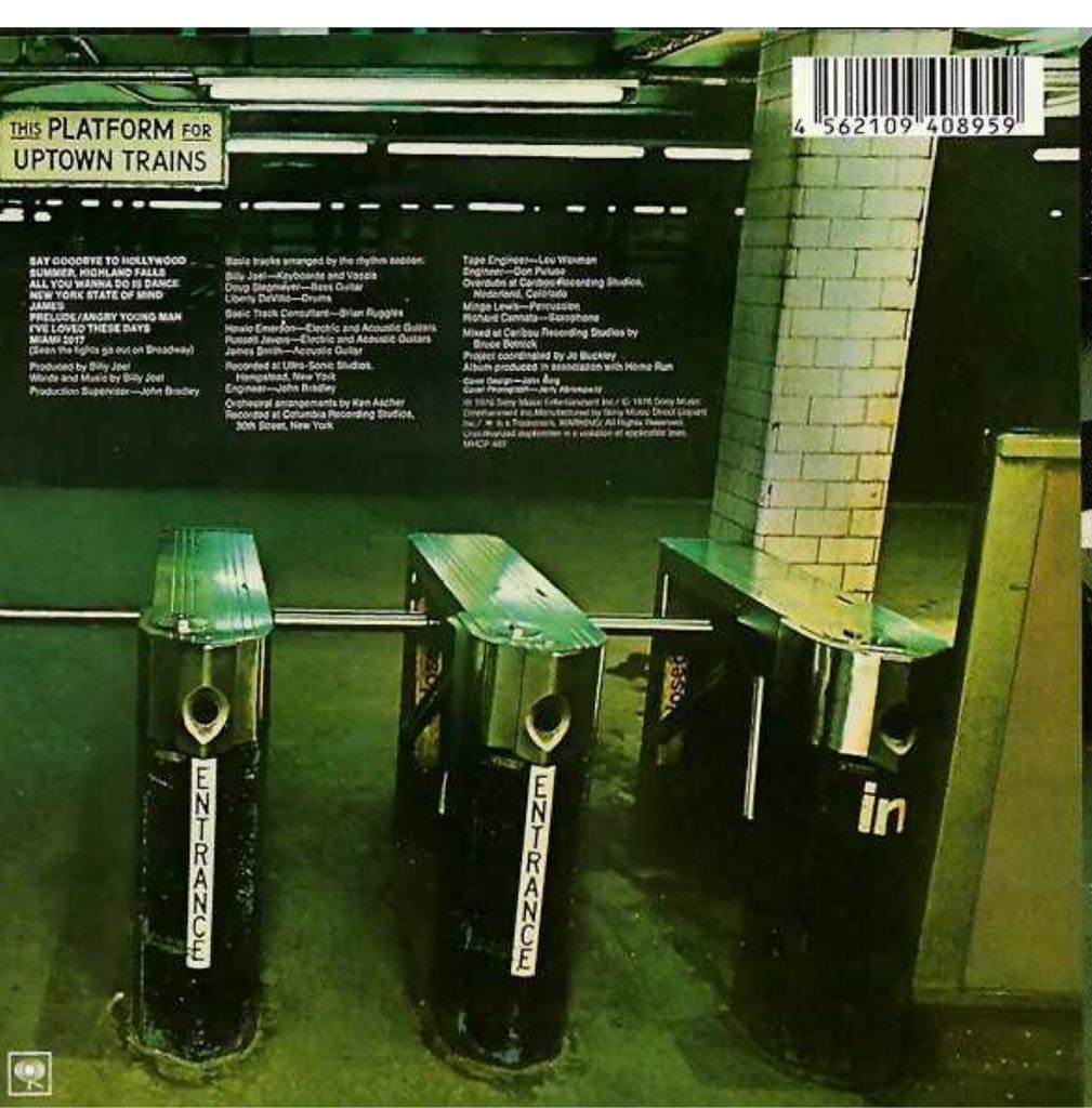 Turnstiles - Joel, Billy (12”) music collectible - Main Image 2