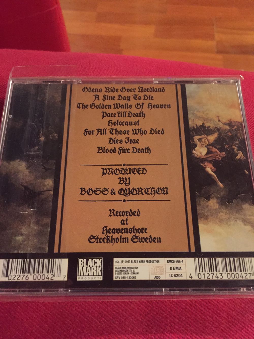 Blood Fire Death - Bathory (CD - 4542) music collectible [Barcode 032751106328] - Main Image 2