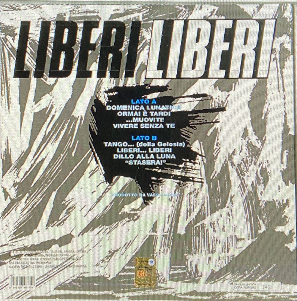 Liberi Liberi - Vasco Rossi (12”) music collectible [Barcode 602557487756] - Main Image 3