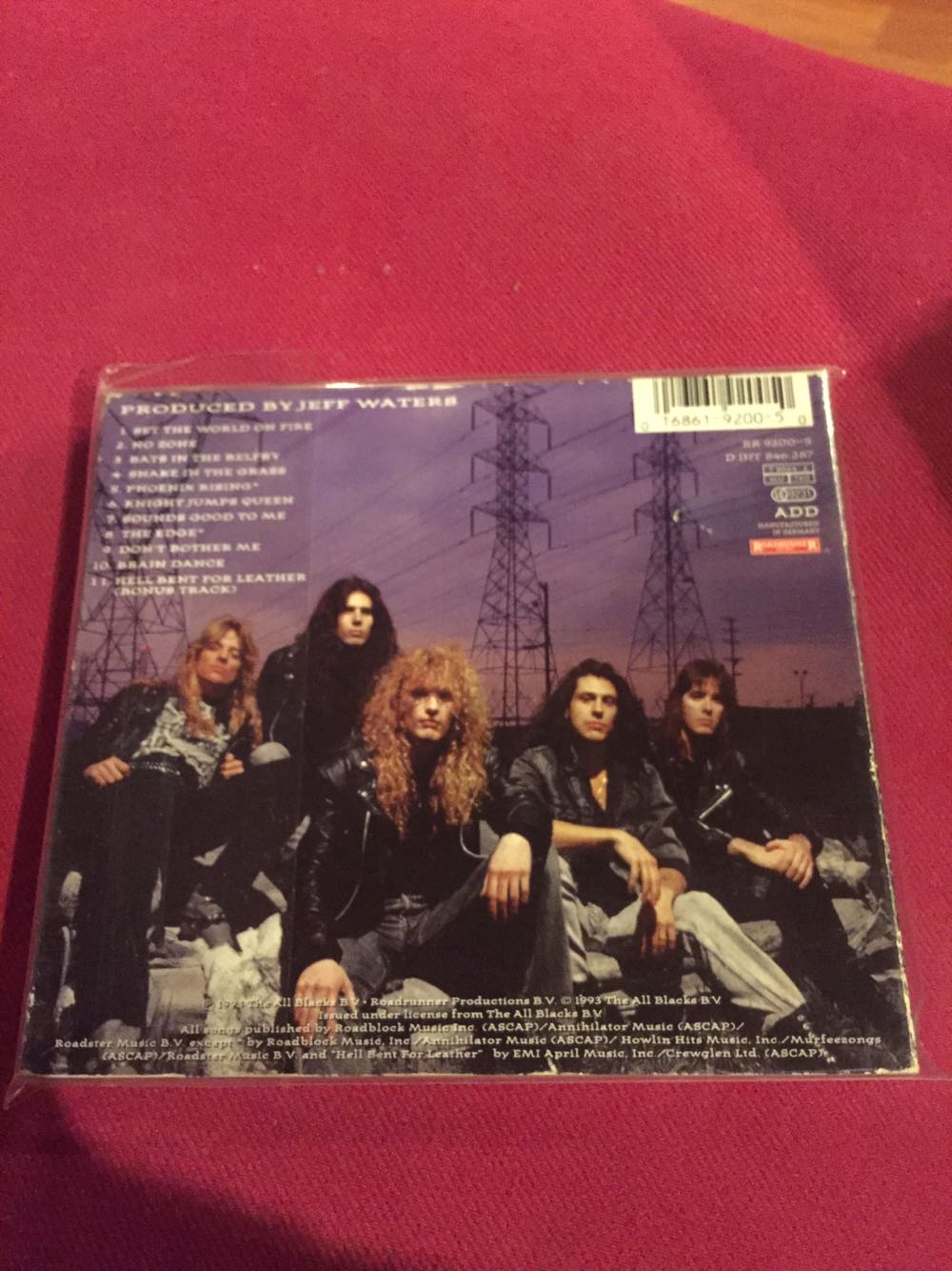 Set The World On Fire - Annihilator (CD - 7534) music collectible [Barcode 016861920050] - Main Image 2