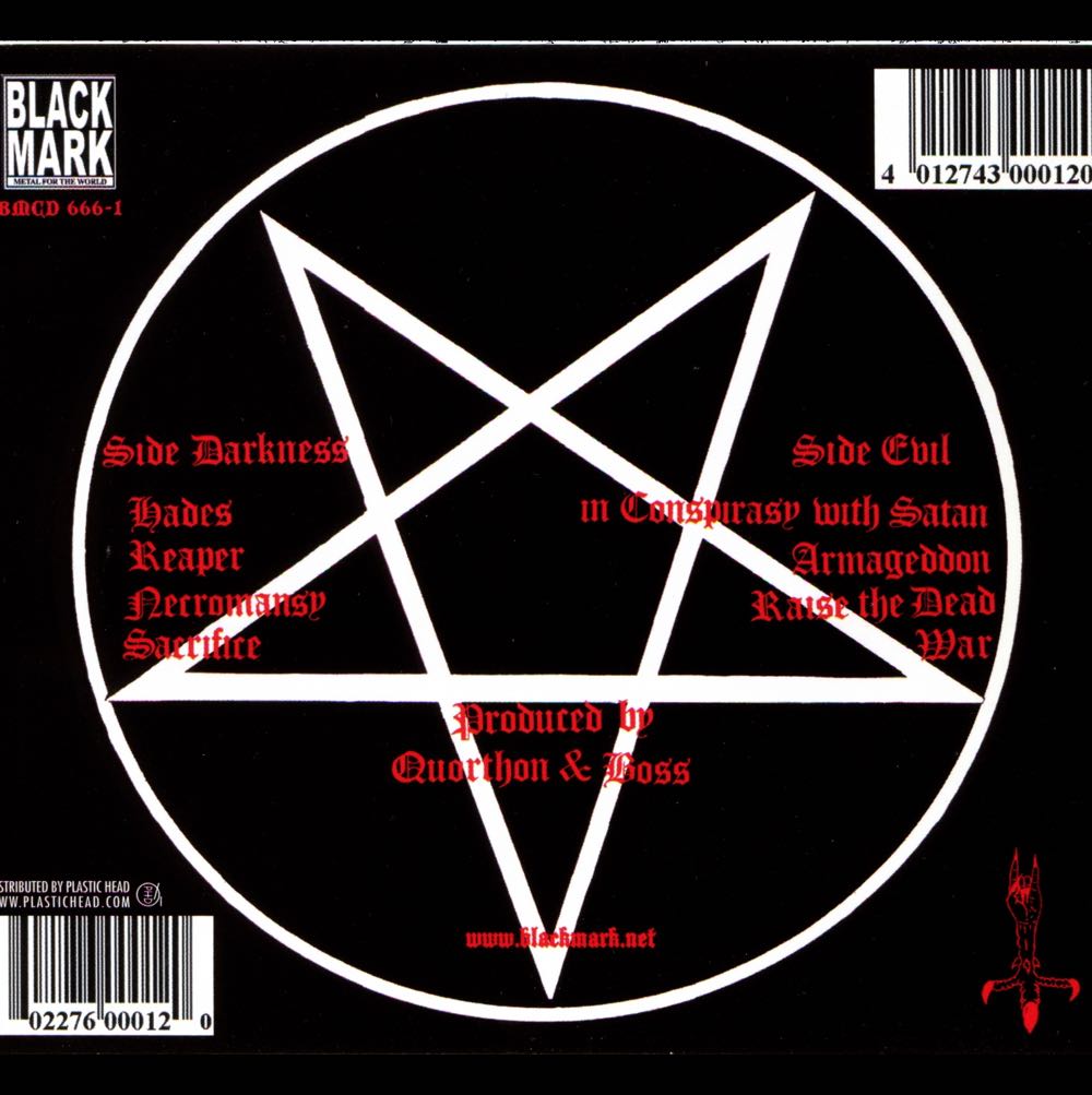 Bathory - Bathory (CD - 26:55) music collectible [Barcode 4012743000120] - Main Image 2