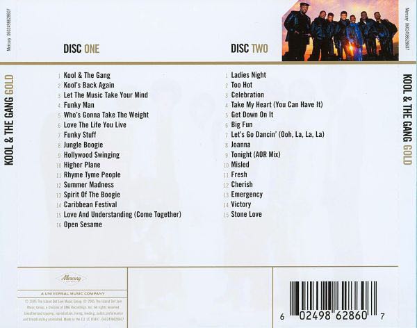 Gold - GOLD - Kool & The Gang (CD - 140) music collectible [Barcode 602498628607] - Main Image 2