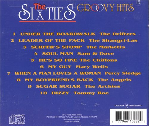 Sixties Groovy Hits, The - ~ Various (CD) music collectible [Barcode 777966138824] - Main Image 2