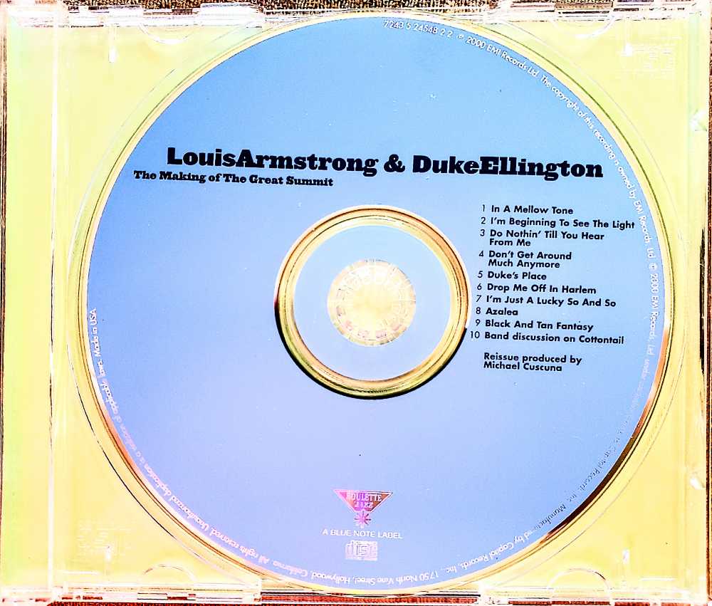The Great Summit: The Master Takes - Armstrong, Louis & Duke Ellington (CD) music collectible [Barcode 724352454723] - Main Image 3
