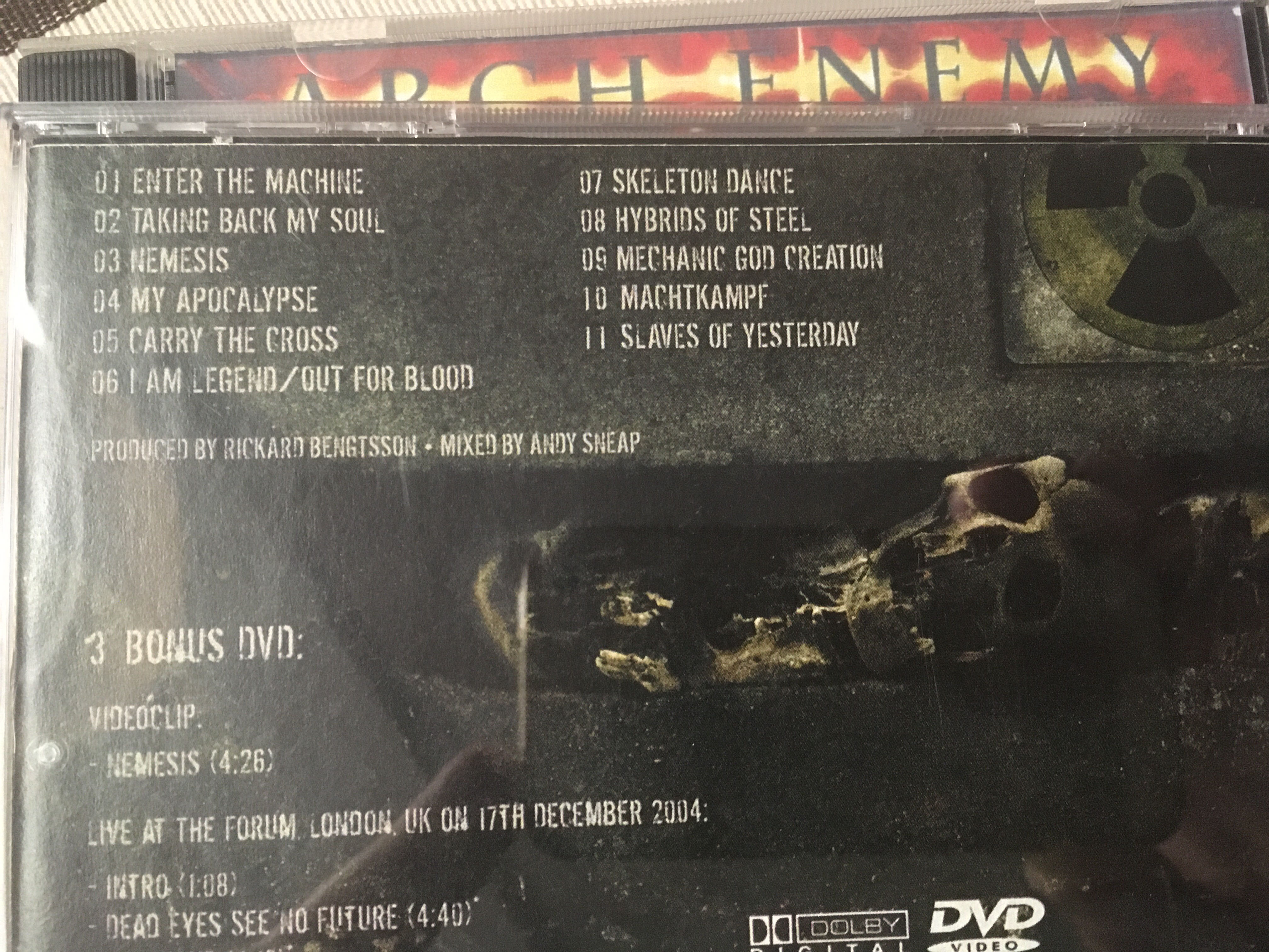 Doomsday Machine - Arch Enemy (CD-R) music collectible [Barcode 5051099758384] - Main Image 2