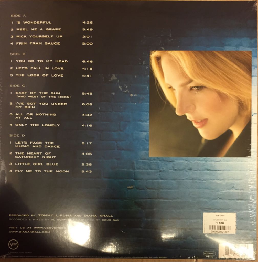 The Very Best Of - Krall, Diana (12”) music collectible [Barcode 602517468313] - Main Image 2