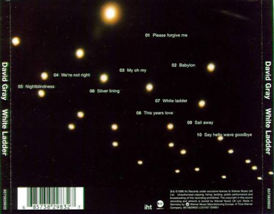 White Ladder - Gray, David (CD - 51) music collectible [Barcode 685738298327] - Main Image 2