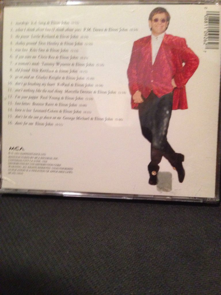 Duets - John, Elton (CD - 72) music collectible [Barcode 008811092627] - Main Image 2