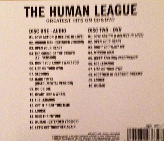 Greatest Hits - Human League (CD) music collectible [Barcode 5099962436328] - Main Image 2