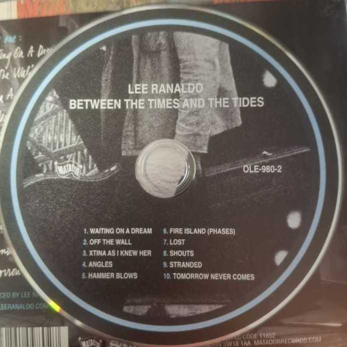 Between The Times And Tides - Lee Ranaldo (CD) music collectible [Barcode 744861098027] - Main Image 3