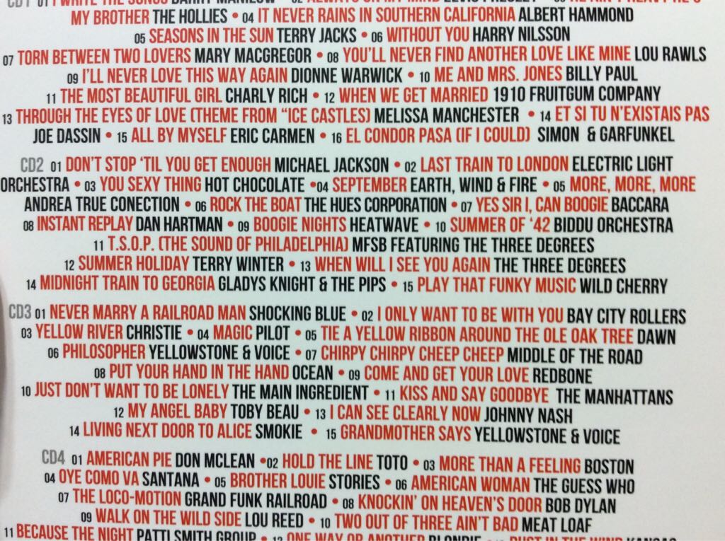 Las Grandes Canciones Que Debes Escuchar Antes Del Fin Del Mundo Vol. 1: 70s - Varios Artistas (CD - 240) music collectible [Barcode 886919680928] - Main Image 2