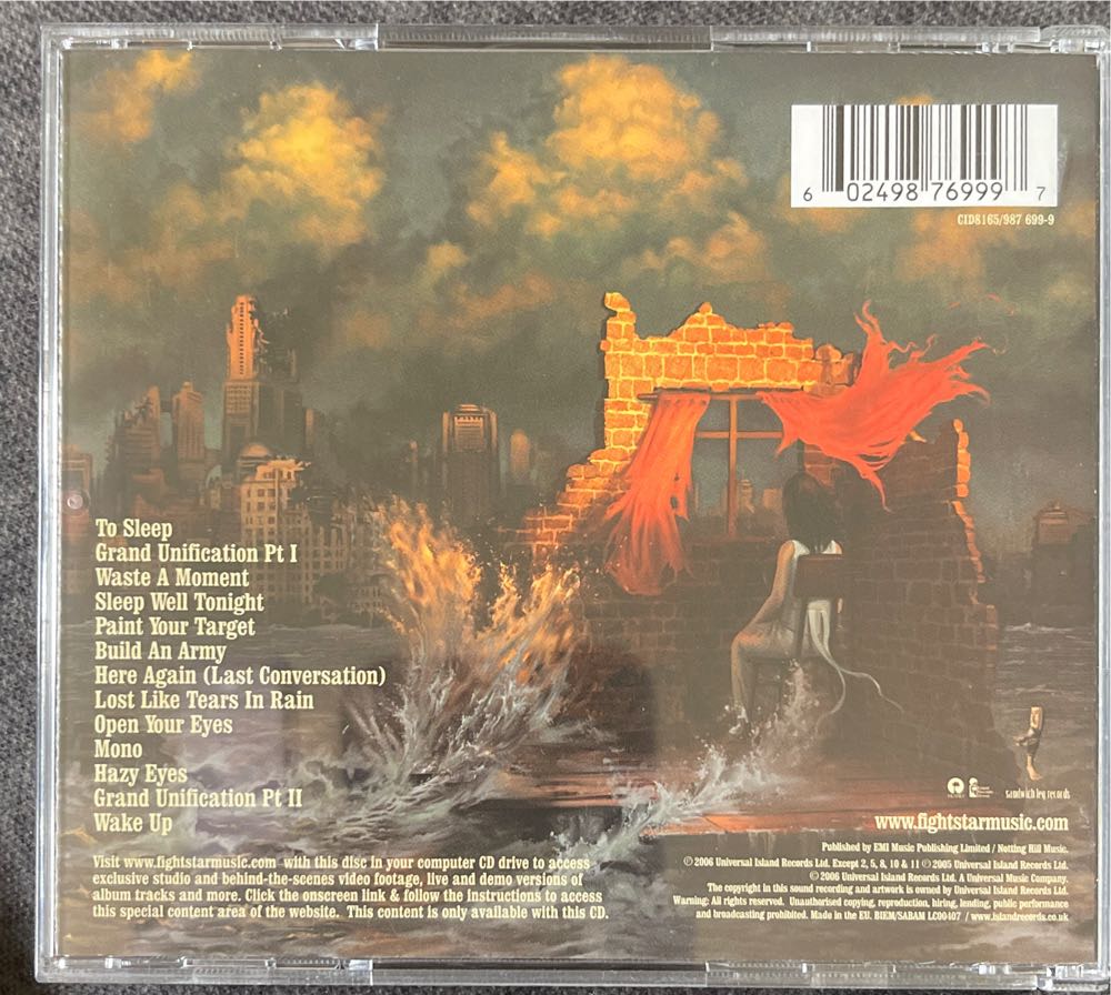 Grand Unification - Fightstar (MP3) music collectible [Barcode 602498769997] - Main Image 2