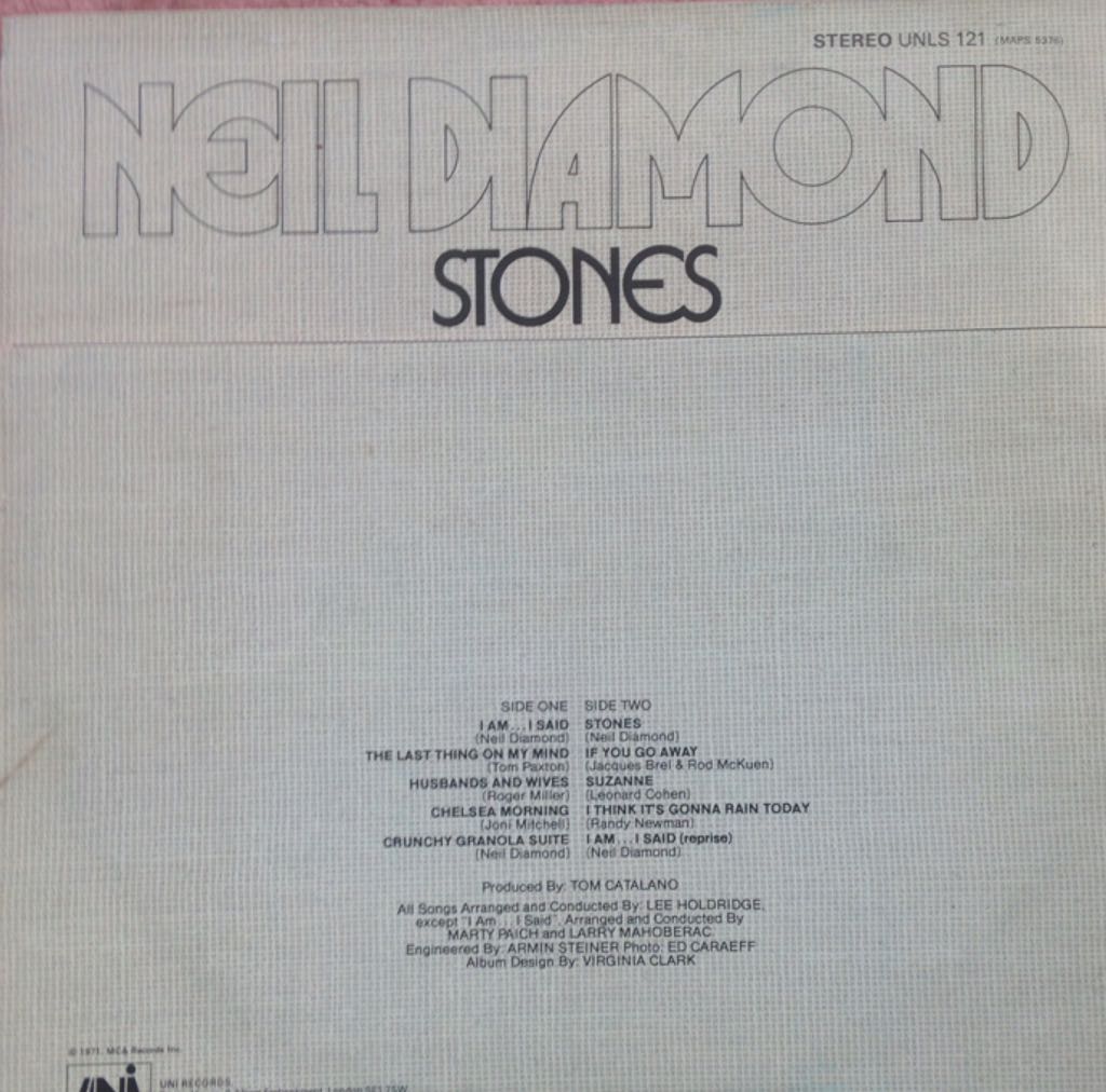 Stones - Neil Diamond (CD) music collectible - Main Image 2