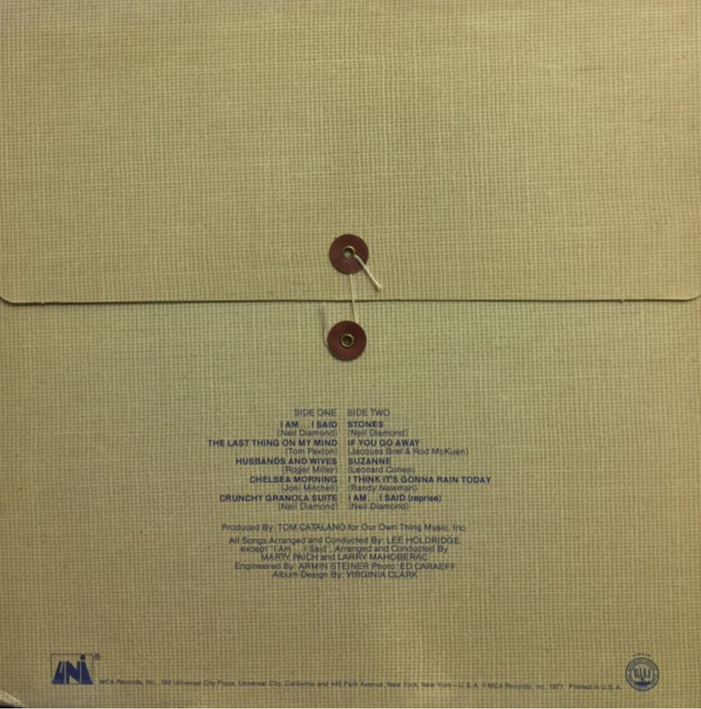 Stones - Neil Diamond (12”) music collectible - Main Image 2