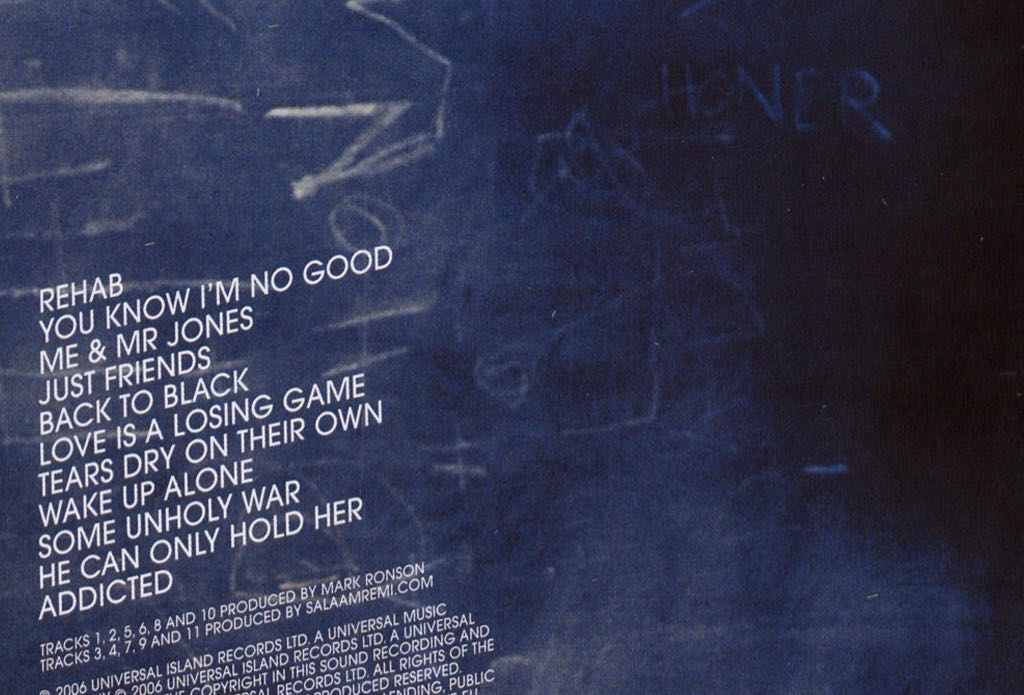 Back To Black - Winehouse, Amy (12” - 35) music collectible - Main Image 2