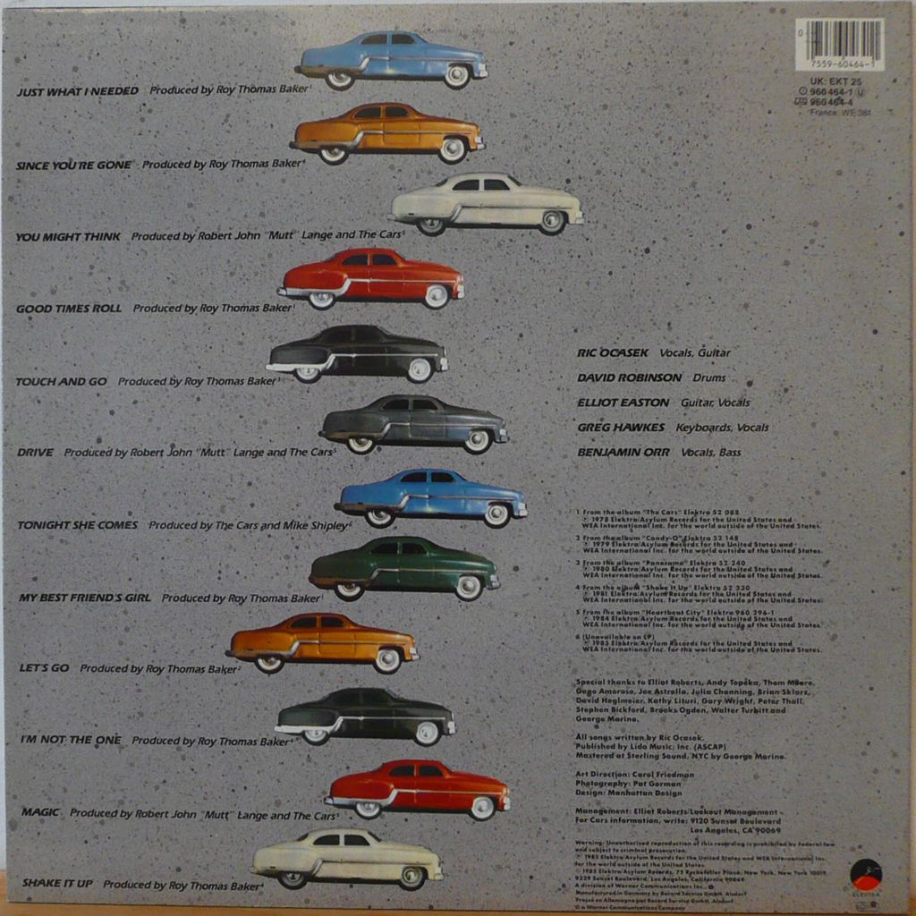 The Cars Greatest Hits - Cars, The (CD) music collectible - Main Image 2