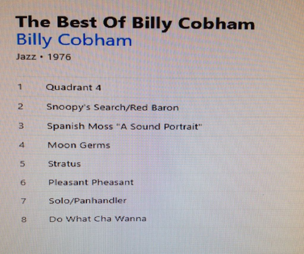 Best Of Billy Cobham, The - Billy Cobham (CD - 45) music collectible - Main Image 2