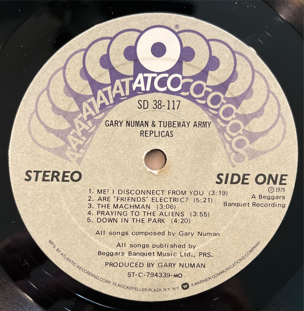 Replicas - Numan, Gary (12”) music collectible - Main Image 3