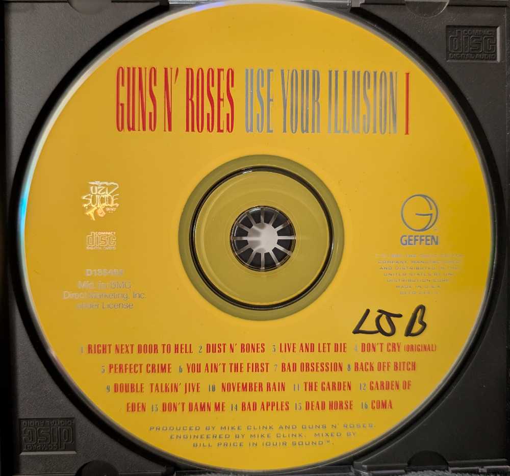 CD : Use Your Illusion I - Guns N’ Roses (CD - 76) music collectible [Barcode 0720642441527] - Main Image 3