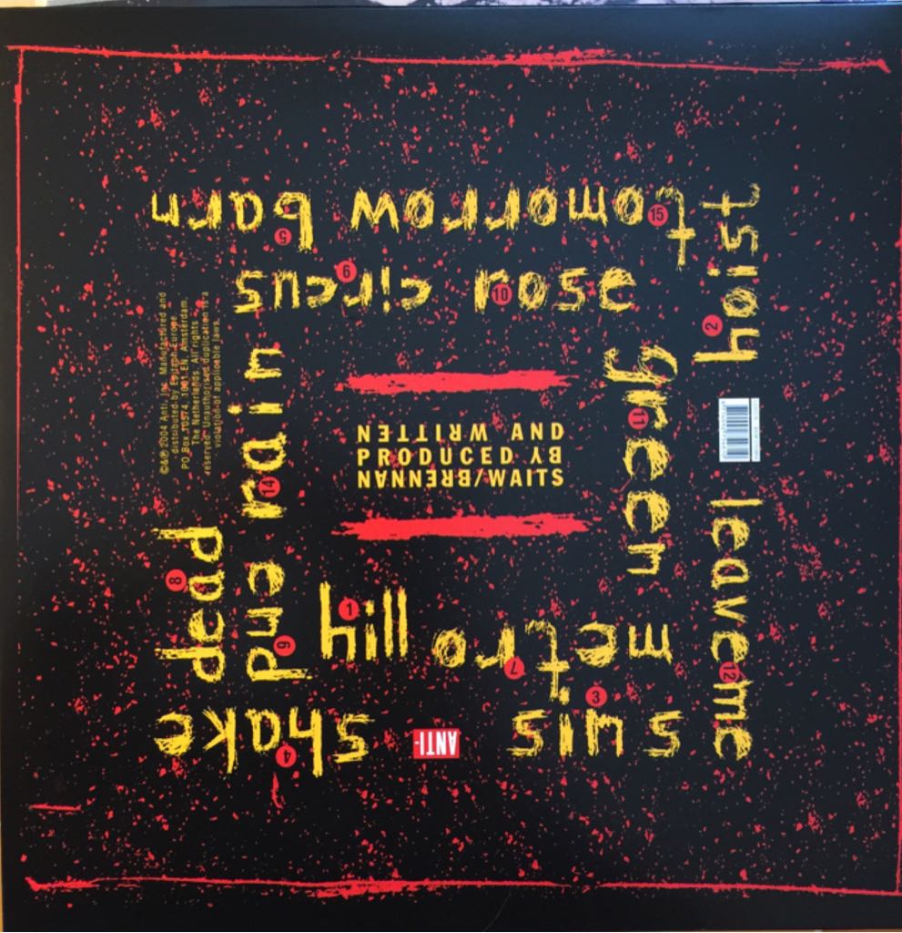 Real Gone - Waits, Tom Waits (CD) music collectible [Barcode 8714092754810] - Main Image 2