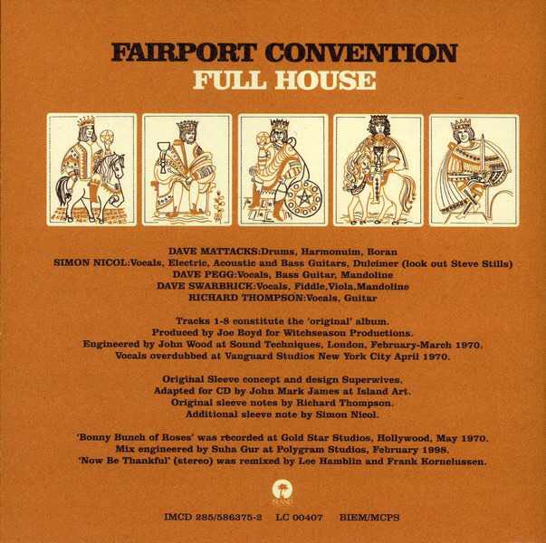 Full House - Fairport Convention (12”) music collectible - Main Image 2