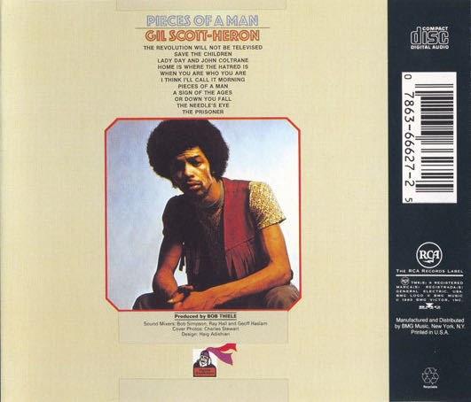 Pieces Of A Man - Heron, Gil-scott (CD - 60) music collectible [Barcode 078636662725] - Main Image 2
