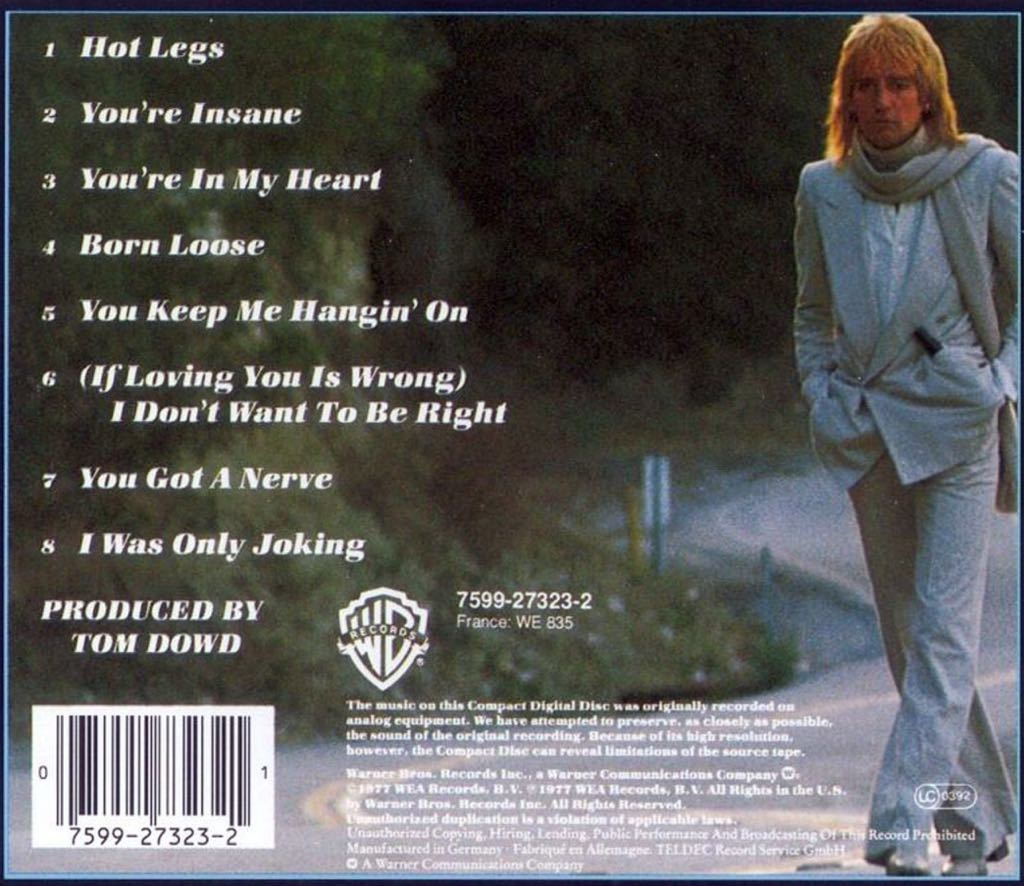 Foot Loose & Fancy Free - Rod Stewart (CD - 44) music collectible [Barcode 075992732321] - Main Image 2