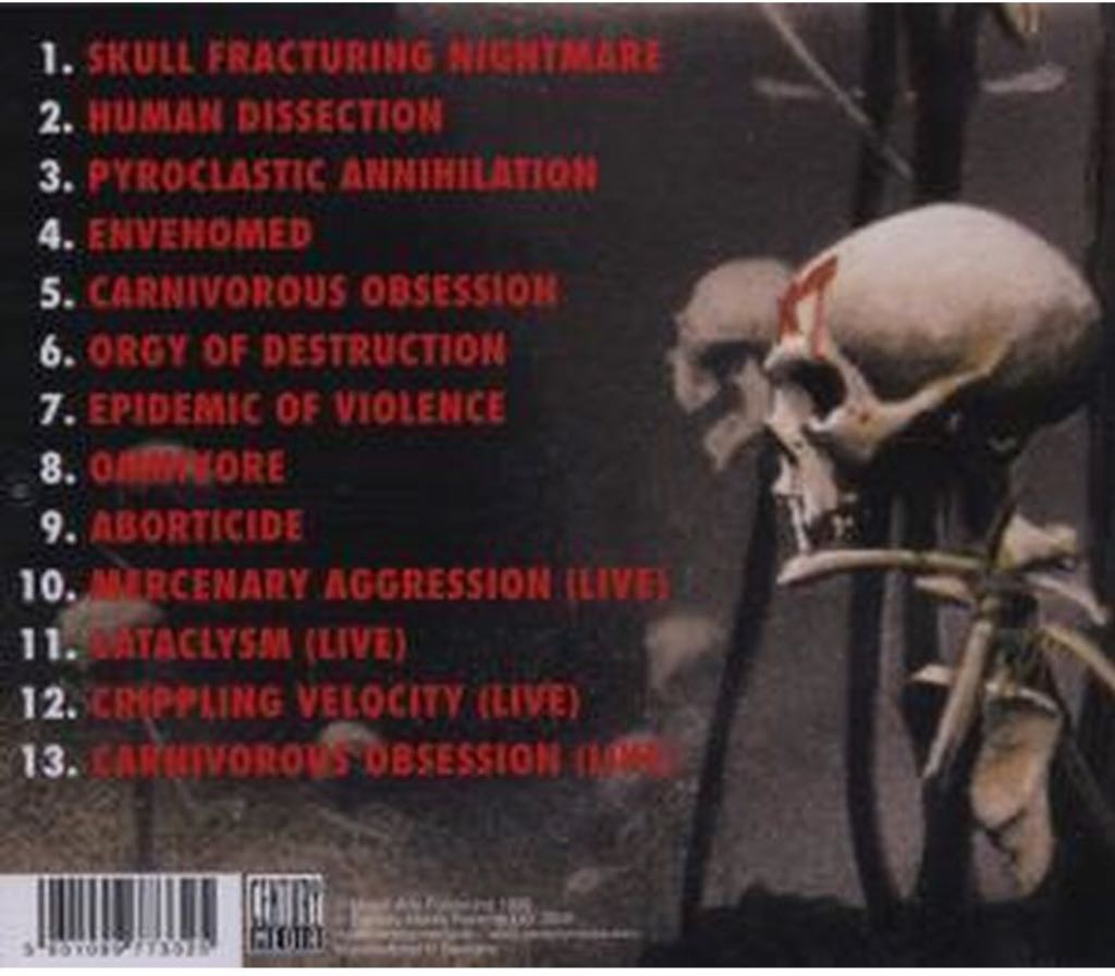 Epidemic Of Violence - Demolition Hammer (CD - 39:33) music collectible [Barcode 5051099773325] - Main Image 2