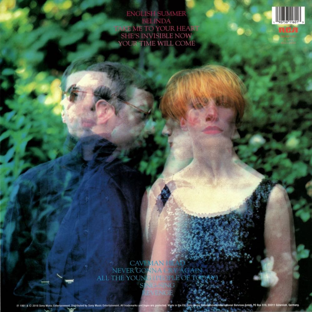 In The Garden - Eurythmics (12” - 36) music collectible [Barcode 035627000614] - Main Image 2