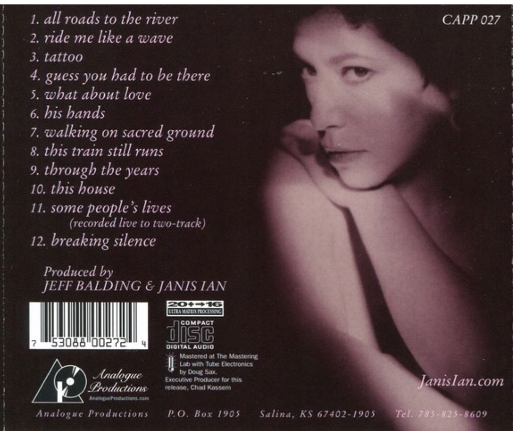 Breaking Silence - Ian, Janis (CD) music collectible [Barcode 5099747237621] - Main Image 2