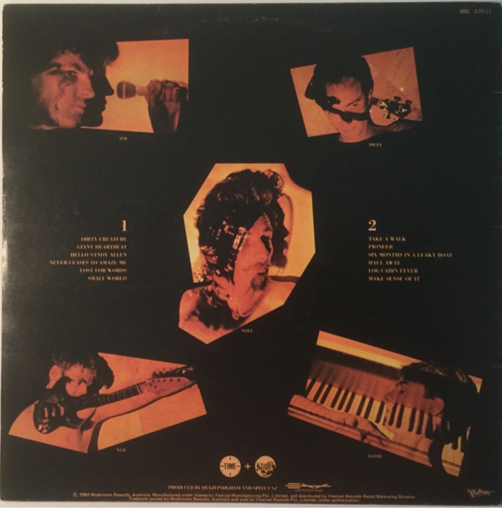 Time And Tide - Split Enz (12” - 41) music collectible - Main Image 2