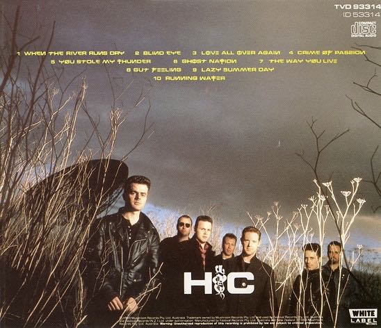 Ghost Nation - Hunters & Collectors (Cassette - 4320) music collectible [Barcode 075678209642] - Main Image 2