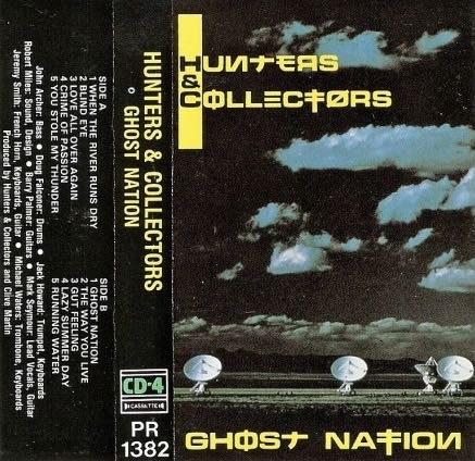 Ghost Nation - Hunters & Collectors (Cassette - 4320) music collectible [Barcode 075678209642] - Main Image 4