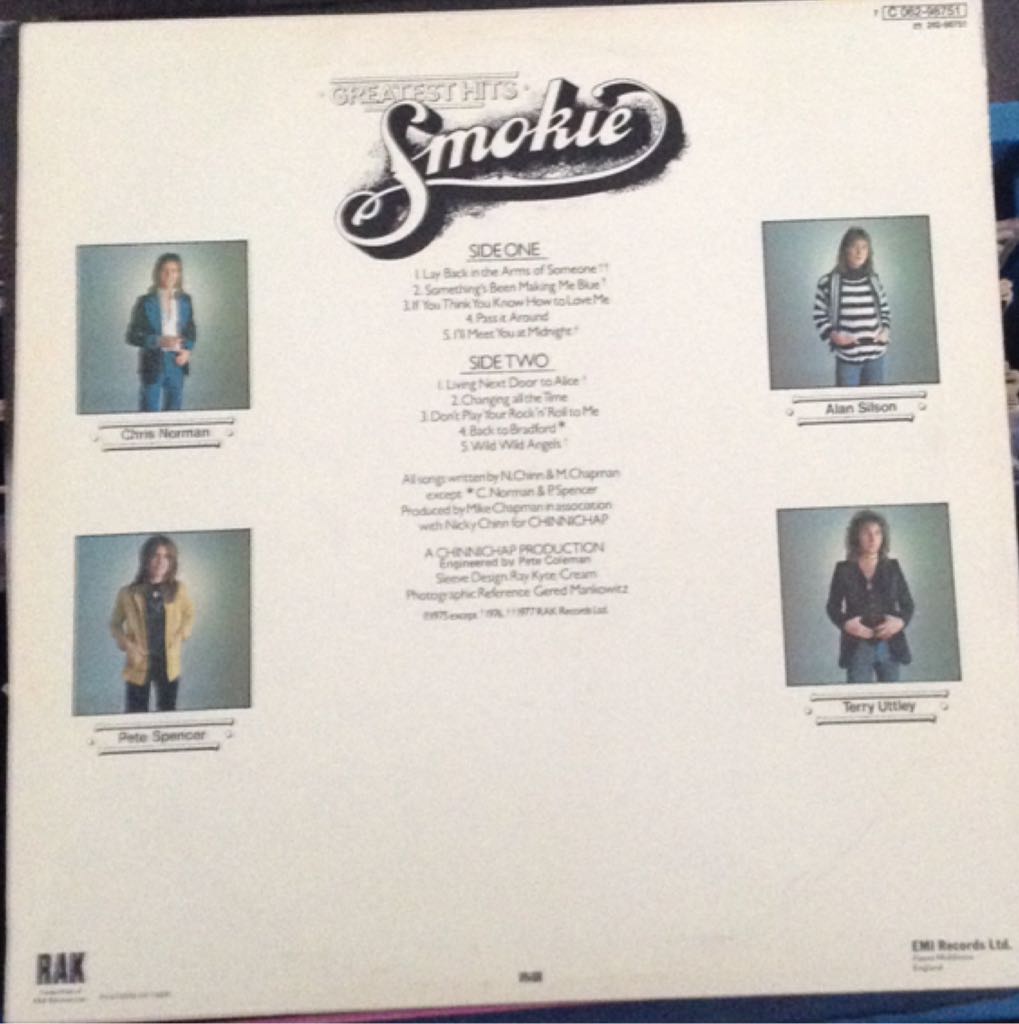 Greatest Hits - Smokie (12” - 33) music collectible - Main Image 2