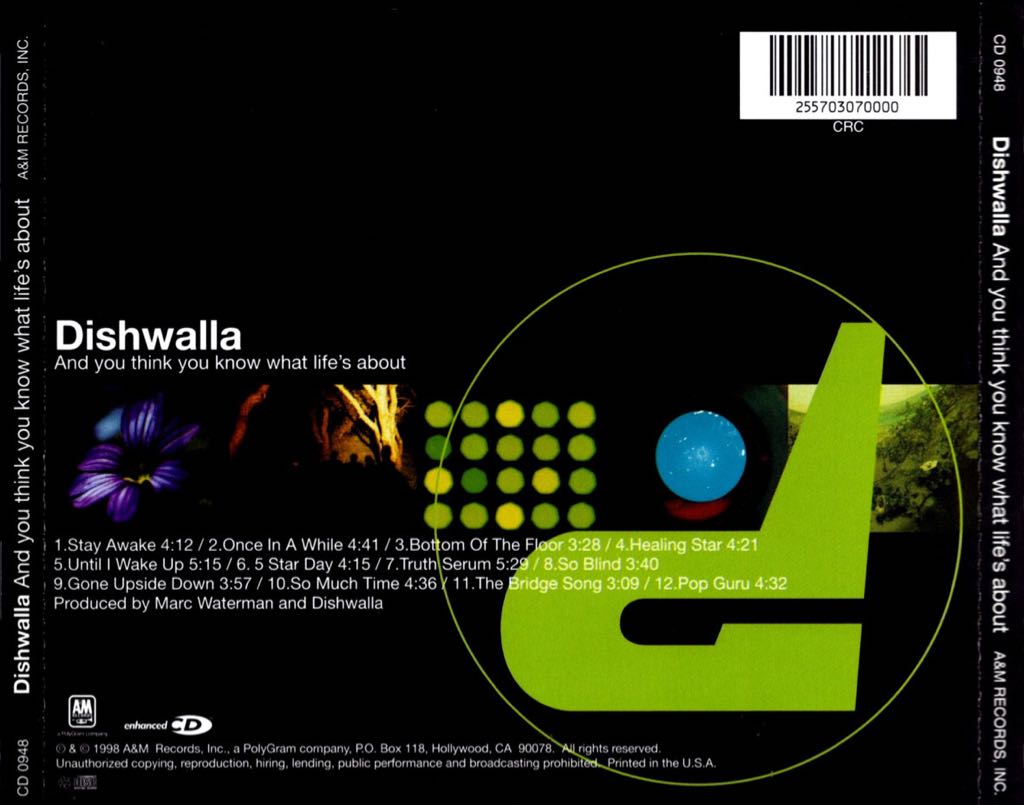 And You Think You Know What Life’s About - Dishwalla (CD - 51) music collectible [Barcode 731454094825] - Main Image 2