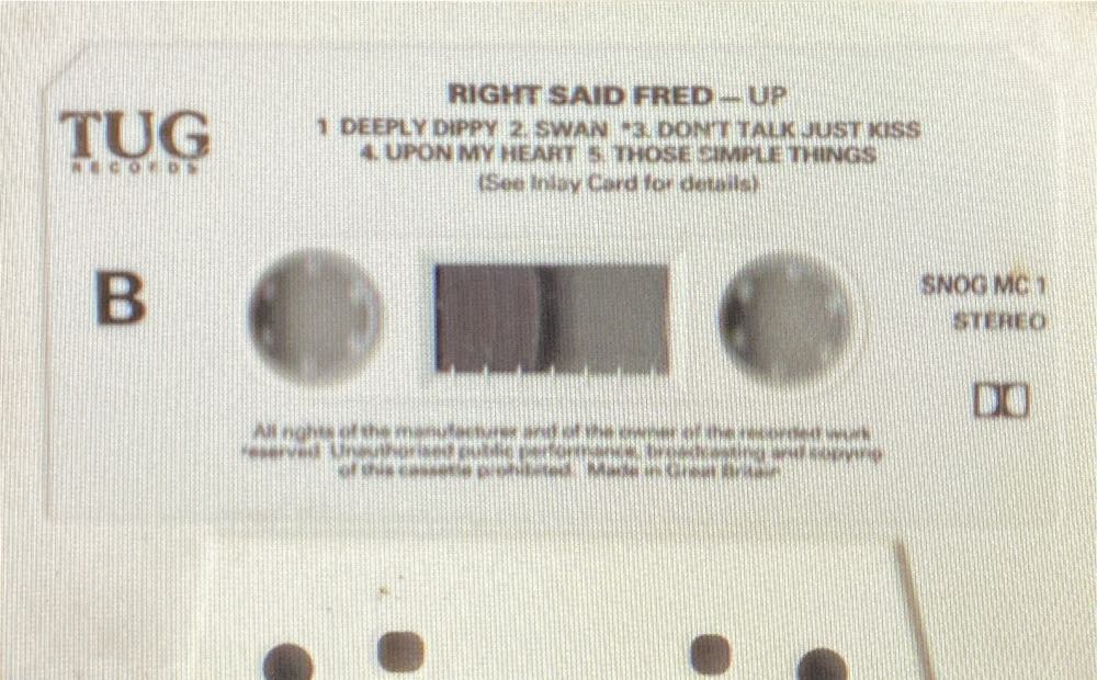 Up - Right Said Fred (Cassette) music collectible [Barcode 5018524034741] - Main Image 4