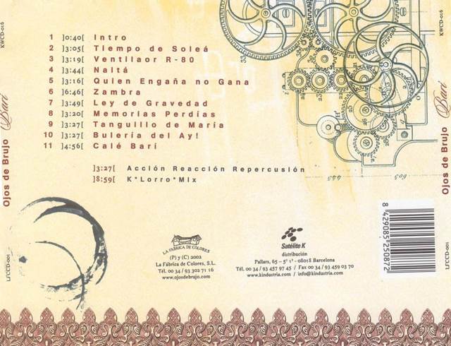 Bari - Ojos De Brujo (CD) music collectible - Main Image 2