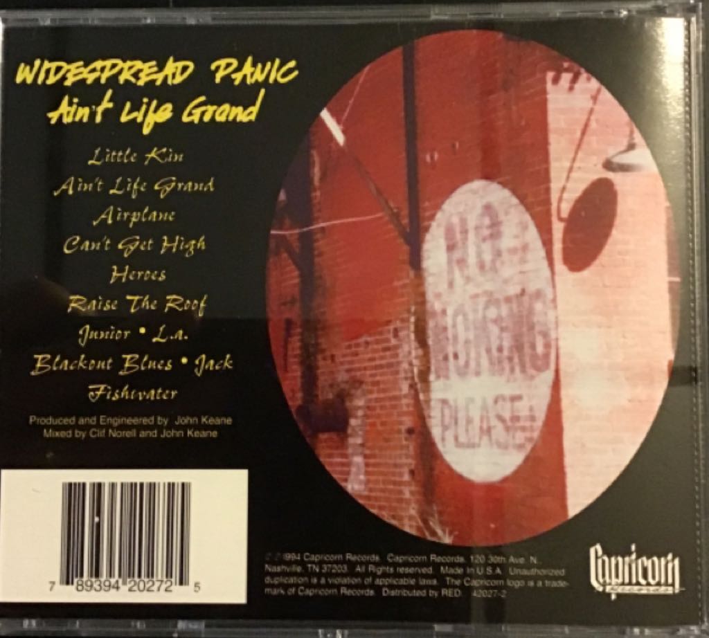 Aint Life Grand - Widespread Panic (CD - 58) music collectible [Barcode 789394202725] - Main Image 2