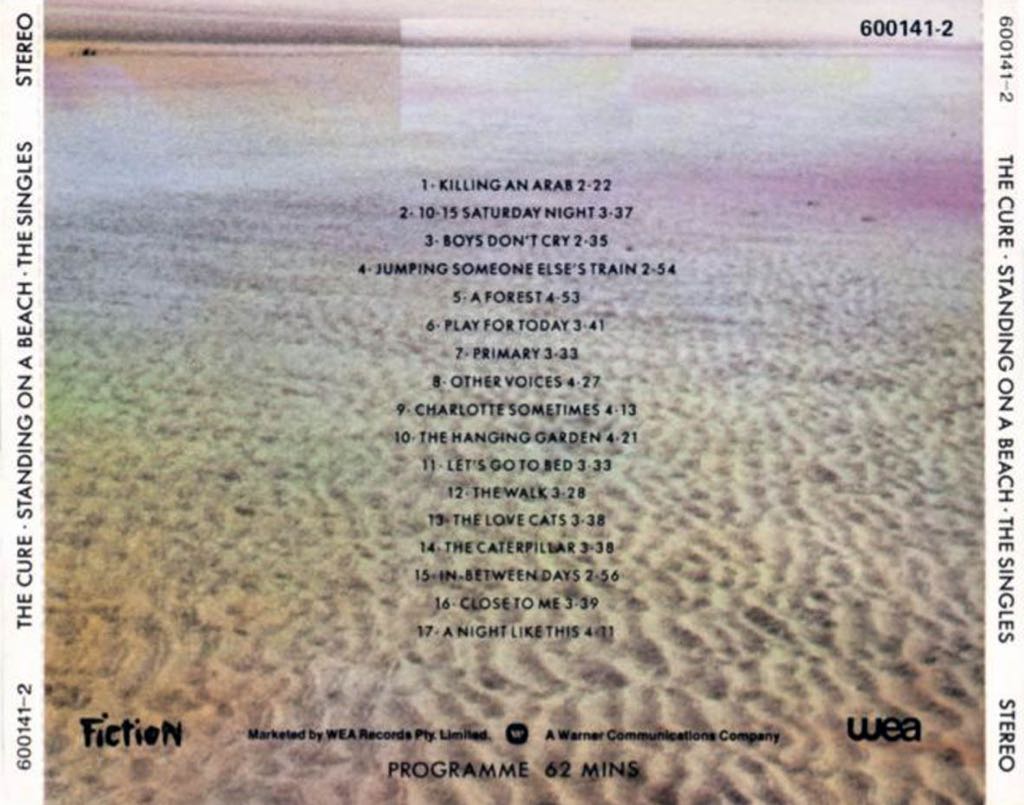 Standing On A Beach - The Singles - Cure, The (CD - 62) music collectible - Main Image 2