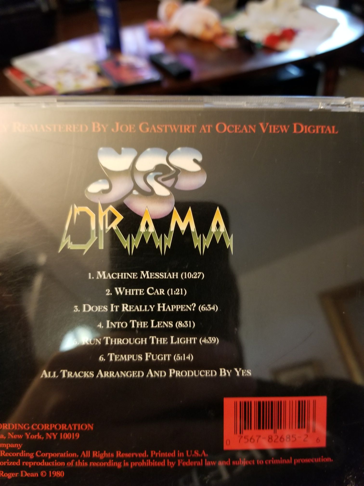 Drama - Yes (CD) music collectible [Barcode 075678268526] - Main Image 2