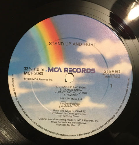 Stand Up and Fight - Quartz (12”) music collectible [Barcode 5907785036130] - Main Image 3