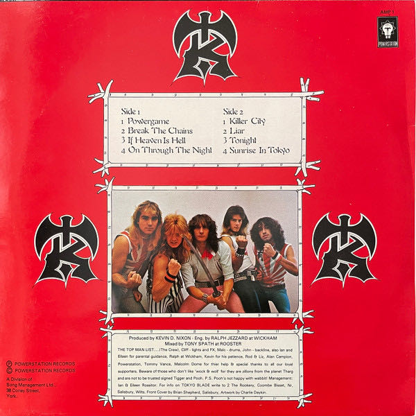 Tokyo Blade - Tokyo Blade (12”) music collectible - Main Image 2