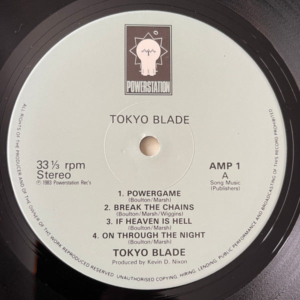 Tokyo Blade - Tokyo Blade (12”) music collectible - Main Image 3