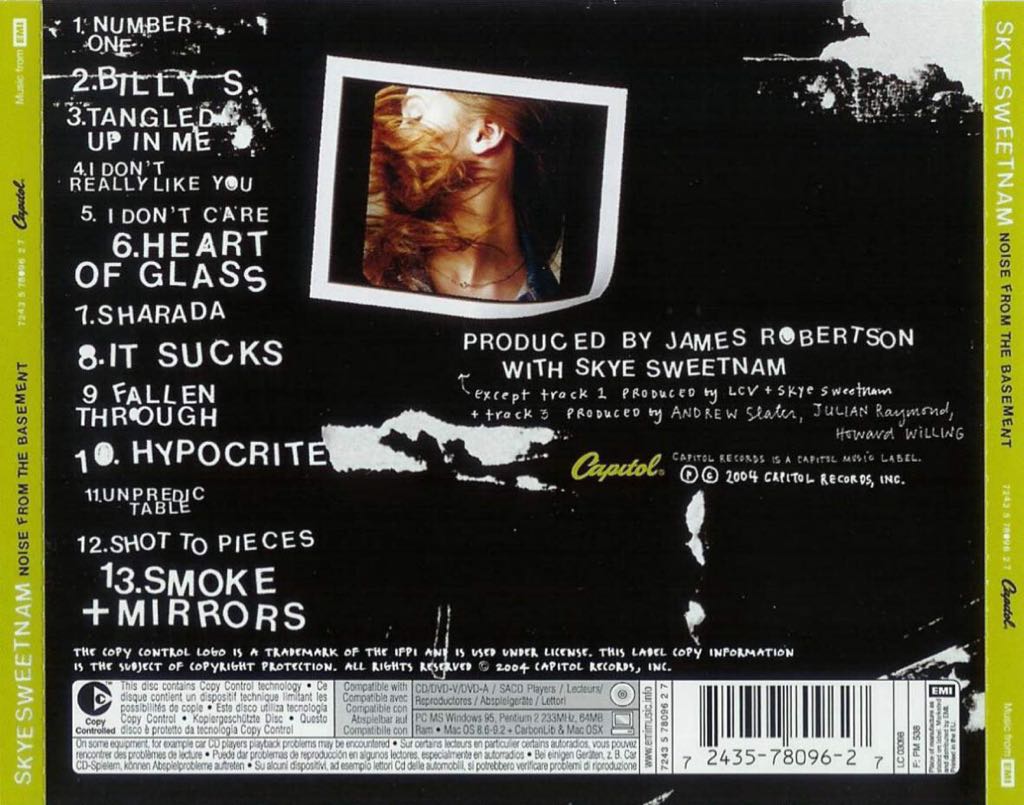 Noise from the Basement - Skye Sweetnum (CD) music collectible - Main Image 2