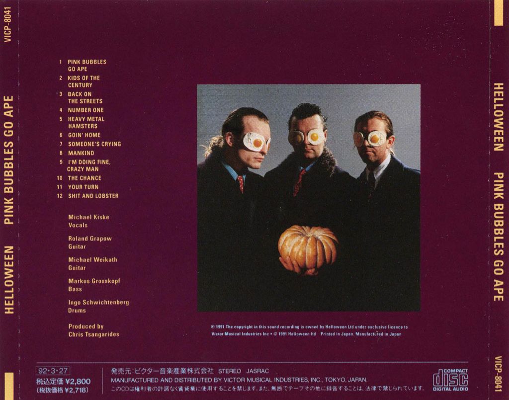 Pink Bubbles Go Ape - Helloween (CD - 44) music collectible [Barcode 5017615841121] - Main Image 2