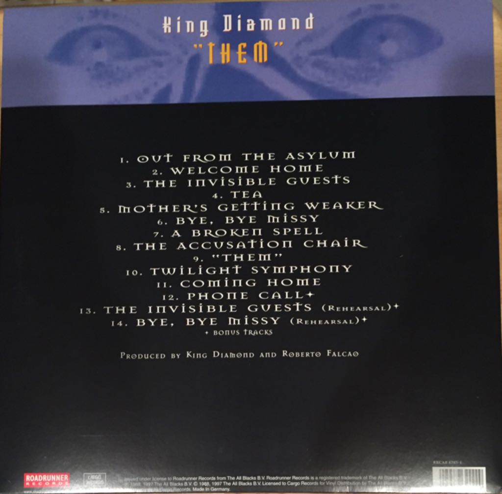 Them - King Diamond (12”) music collectible [Barcode 4024572322229] - Main Image 2