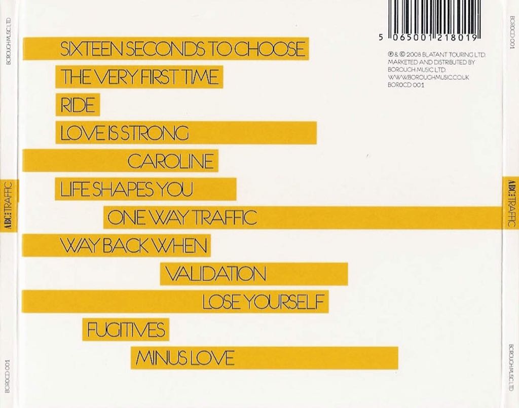 Traffic - ABC (CD - 47) music collectible [Barcode 5060177050005] - Main Image 2