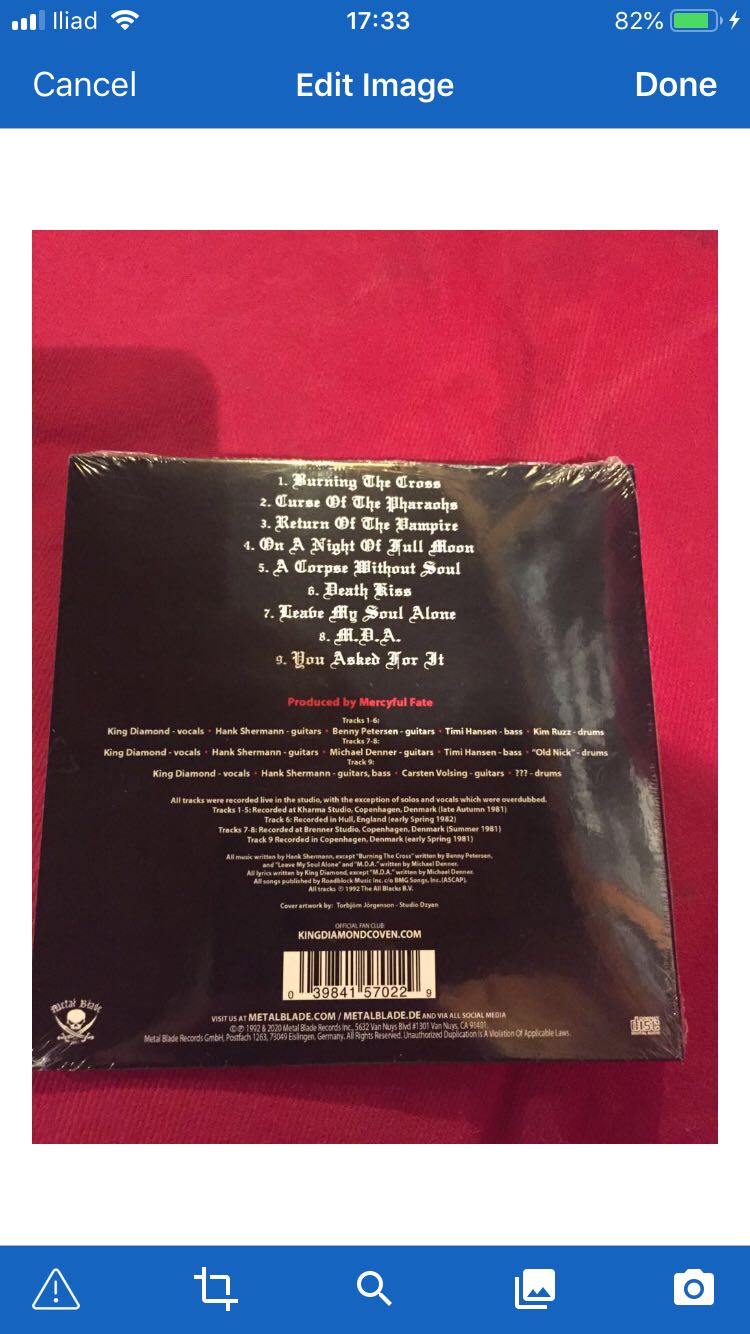 Return Of The Vampire - Mercyful Fate (CD) music collectible - Main Image 2