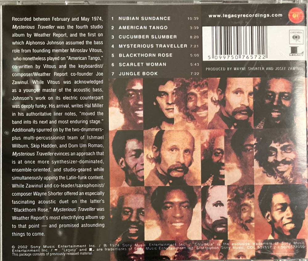 Mysterious Traveller - Weather Report (CD) music collectible [Barcode 5099750765722] - Main Image 2